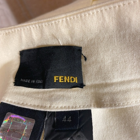 FENDI SKIRT size 44 Pale Yellow - Picture 10 of 14